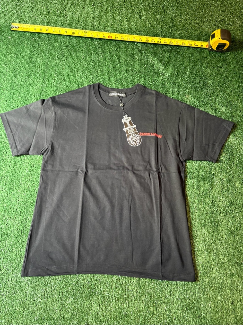 Chrome Black Men's Short Sleeve Graphic Tee